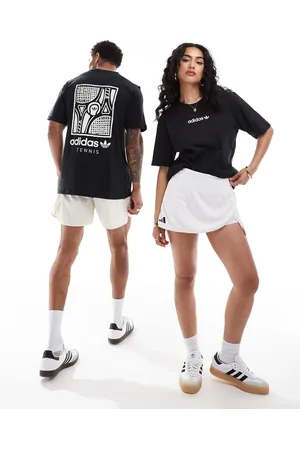 adidas Tennis unisex graphic t-shirt with back print in