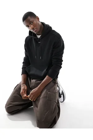 Calvin Klein Nano logo cotton modal hoodie in