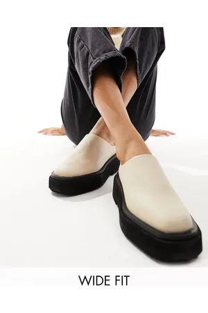 Simply Be Simply Be Extra Wide Fit mules in stone