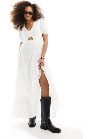 Style Cheat Broderie midaxi dress in