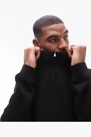 Topman Essentials 1/4 zip in