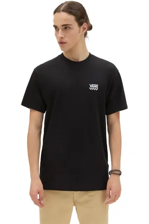 Vans Checkerboard left chest logo short sleeve t-shirt in