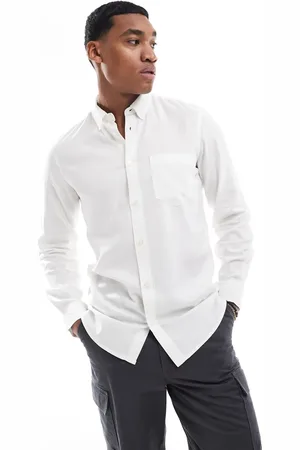 French Connection French Connection long sleeve linen shirt in