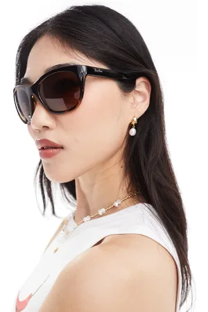 Ray-Ban Pointed round sunglasses in tortoishesell