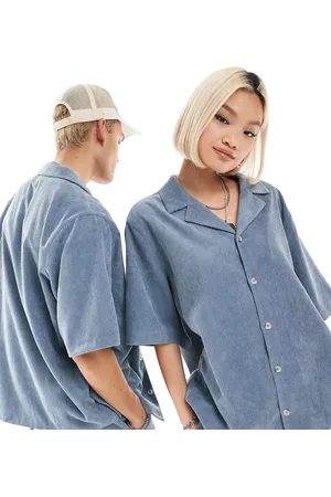 Reclaimed Unisex cord shirt in co-ord