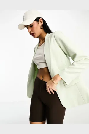 Miss Selfridge Blazer in sage - LGREEN