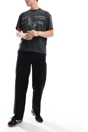Weekday Ross wide trousers in