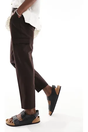 ASOS Smart tapered trouser with cargo pockets in
