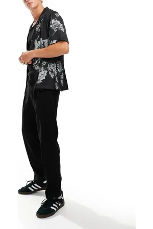 SELECTED Relaxed tapered fit waistband trouser in