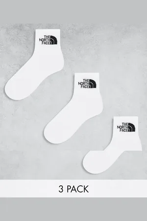 The North Face Simple Dome 3 pack logo ankle socks in