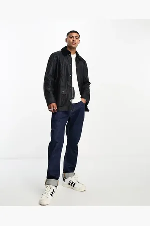 Barbour Ashby wax jacket in dark