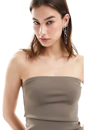 Weekday Act scuba bandeau tube top in