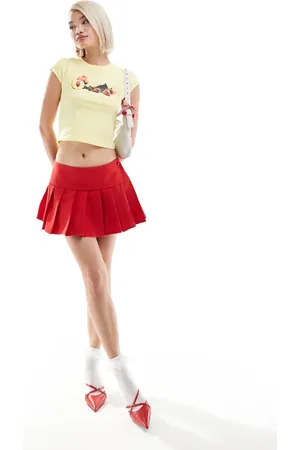 Motel Casini pleated mini skirt in