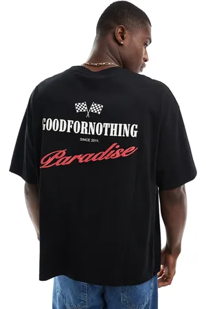 Good For Nothing Oversized motor backprint t-shirt in