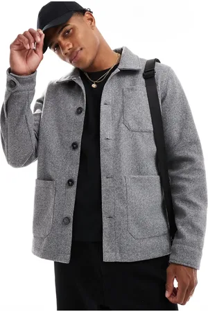 Brave Soul Faux wool shacket in