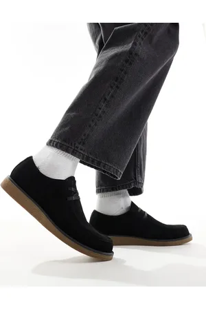 Truffle Collection Apron toe lace up shoes in suede
