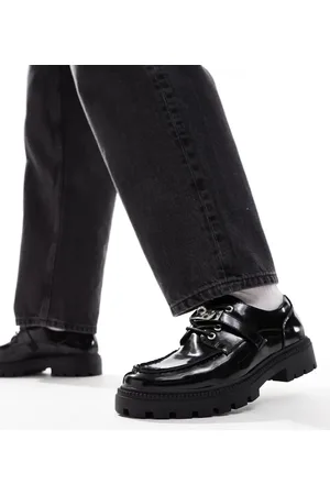 ASOS Chunky lace up shoes with hardware in