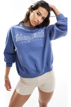 Hollister Montawk print sweatshirt in