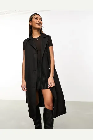 Threadbare Storie 3 in 1 trench coat and gilet in