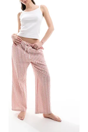 Lindex Rib tank pyjama top in off