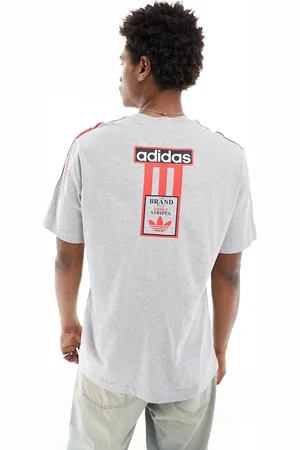 adidas Logo t-shirt in and red