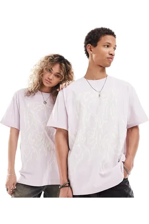 Weekday Unisex oversized t-shirt with graphic print in exclusive to ASOS