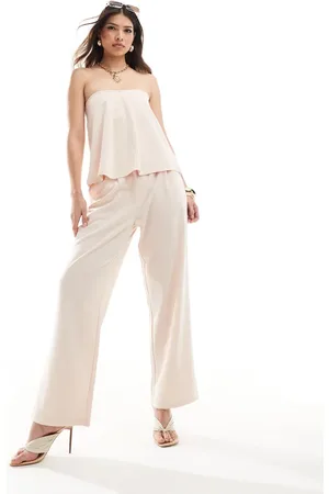 JDY Wide leg co-ord trouser in dusky