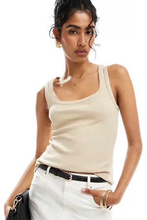 & OTHER STORIES Fitted vest in beige
