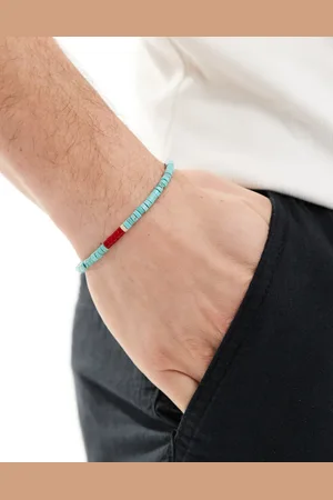FADED FUTURE Natural stone beaded festival bracelet in