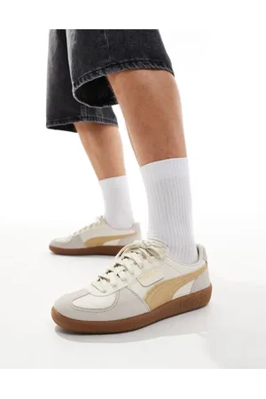 PUMA Palermo leather trainers in