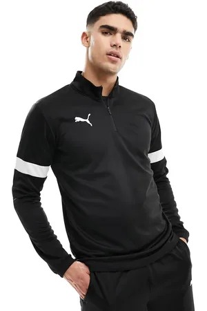 PUMA Football Rise 1/4 zip sweatshirt in
