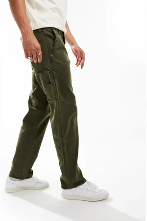 Hollister Loose fit carpenter jeans in mid wash