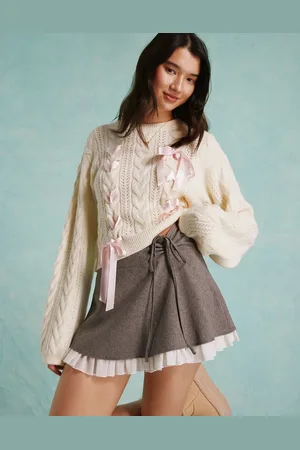 Miss Selfridge Tailored ruffle hem mini skirt in