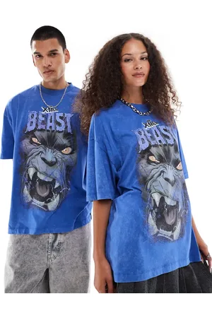 ASOS Marvel unisex oversized t-shirt with X-men Beast front print in