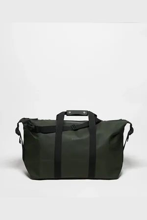Rains 14200 unisex waterproof weekend duffel bag in khaki