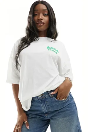 Kaiia Bubble logo oversized t-shirt in