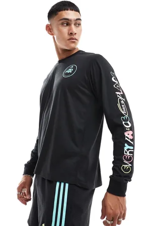 adidas Adidas Running Own The Run long sleeve top with graphic in