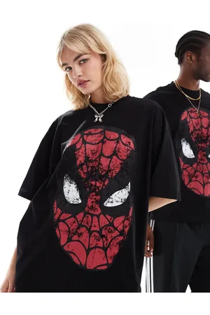 ASOS Marvel unisex oversized t-shirt with Spiderman large scale print in