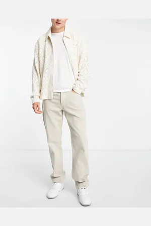 Only & Sons Edge straight fit jeans in off