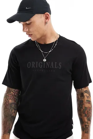 JACK & JONES Originals 3d logo print t-shirt in