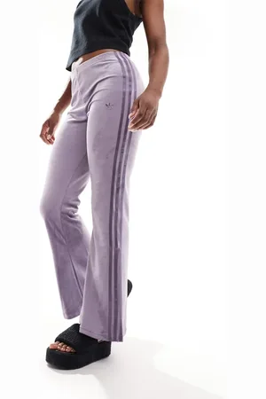 adidas Velvet flared trousers in