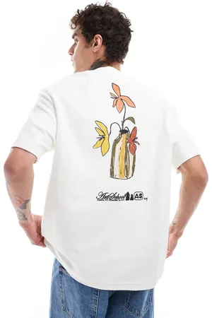 Bershka Vase back printed t-shirt in