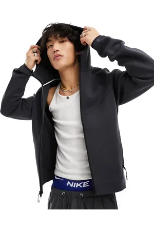 Nike Tech Fleece full zip hoodie in dark