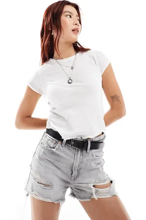 Free People Be my baby lettuce edge t-shirt in
