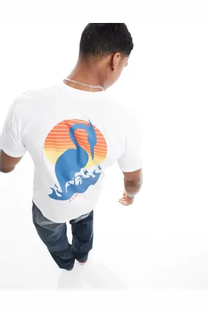 Vans Angry crane t-shirt with back print in