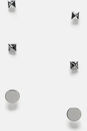 FADED FUTURE 3 pack pyramid earrings in