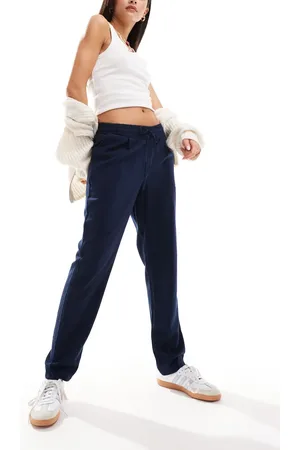 VERO MODA Linen blend tapered trousers in