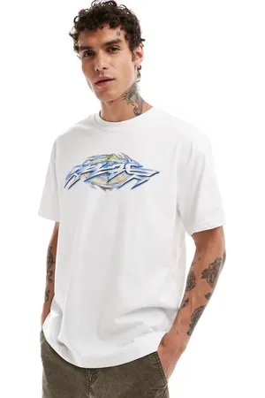 Weekday Oversized t-shirt with robo graphic print in