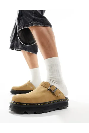 Dr. Martens ZebZag mule in tan suede