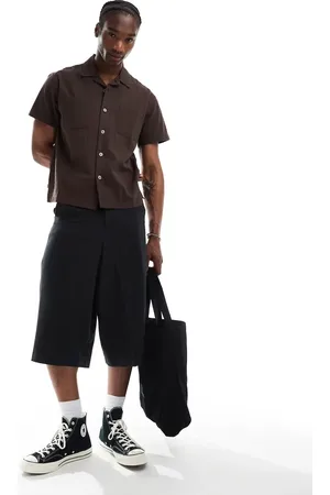 Obey Textured short sleeve shirt in